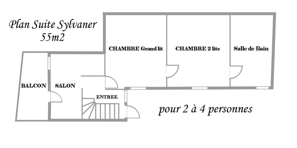 בבלנהיים B&B Le Clos Des Raisins מראה חיצוני תמונה